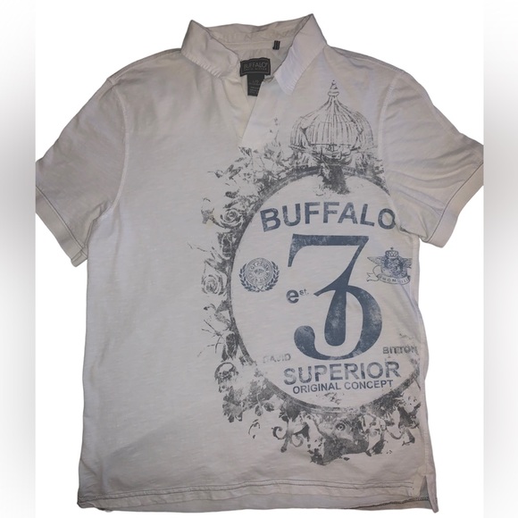 Buffalo David Bitton Men’s Polo Shirt - Picture 1 of 4
